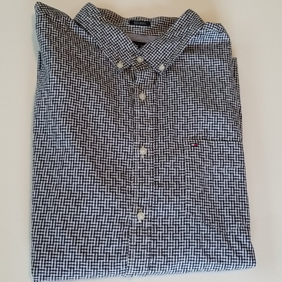 Tommy Hilfiger 2Ply Button Down Shirt Size XL - Picture 3 of 9